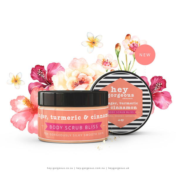 Ginger, Turmeric & Cinnamon Body Scrub Bliss – Hey Gorgeous