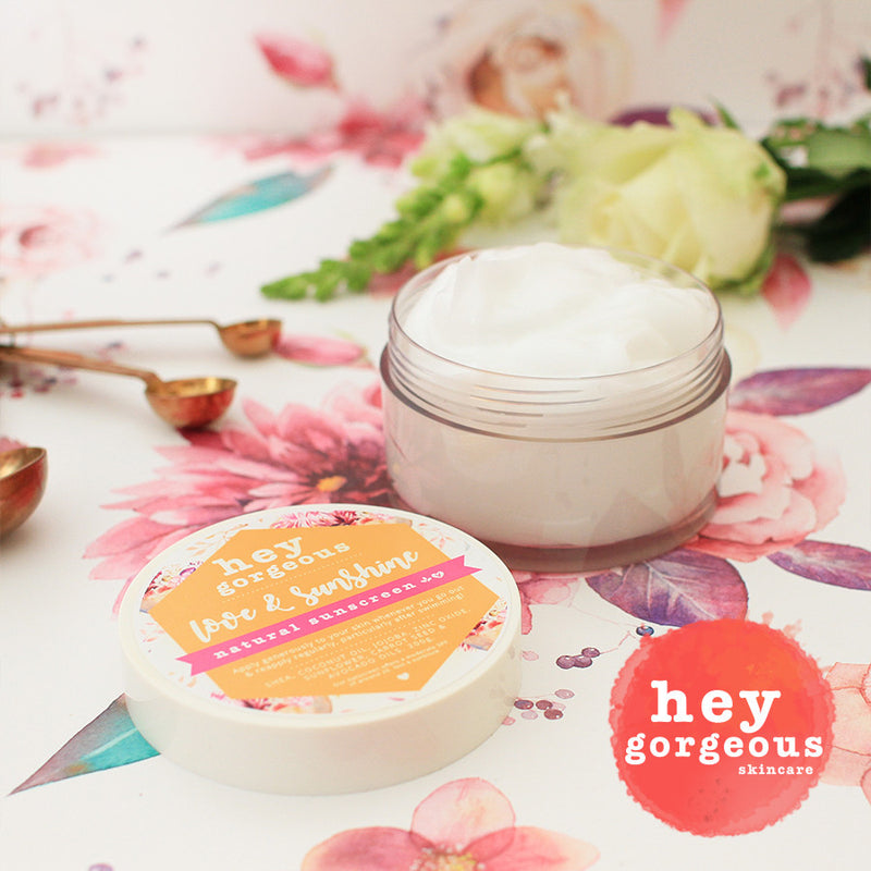 Love & Sunshine All Natural Sunscreen - Hey Gorgeous 
