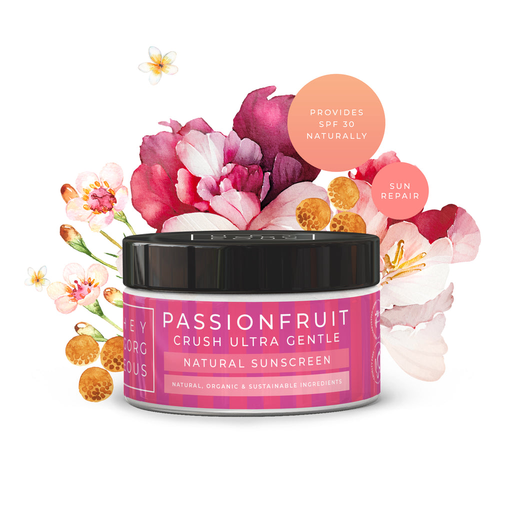 Passionfruit Crush Ultra Gentle Natural Sunscreen – Hey Gorgeous