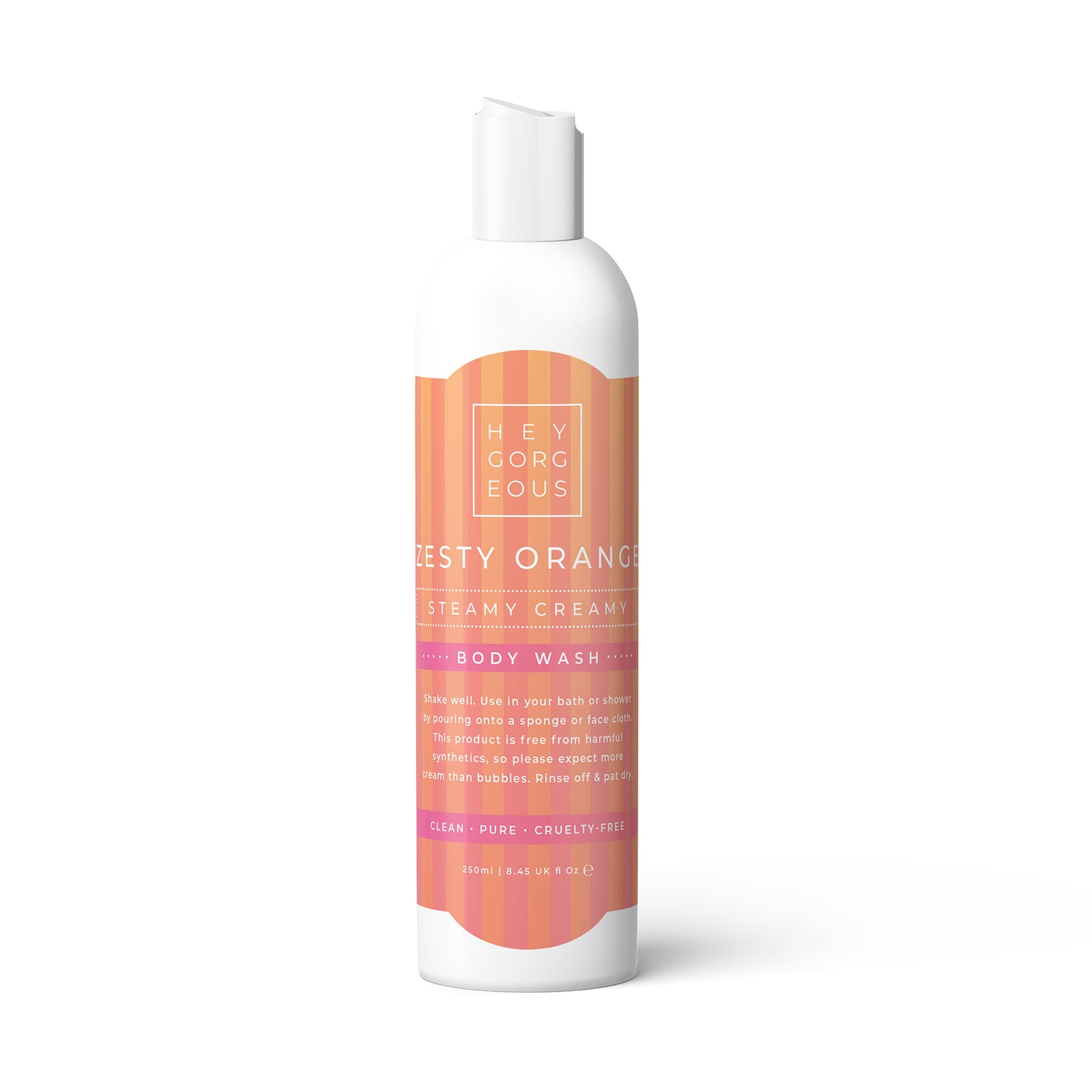 Zesty Orange Steamy Creamy Body Wash – Hey Gorgeous