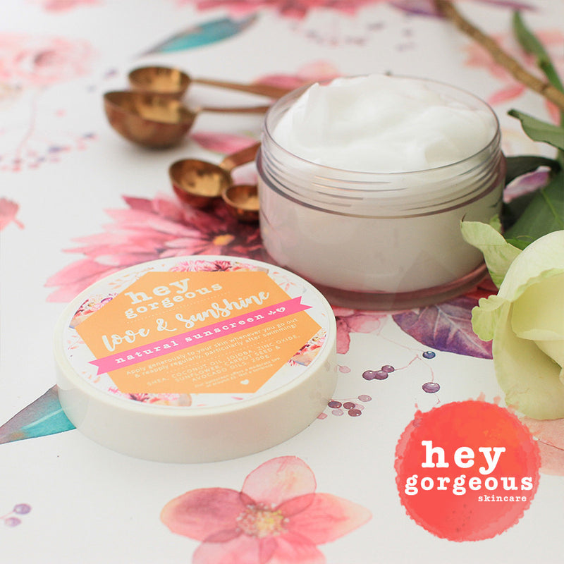 Love & Sunshine All Natural Sunscreen - Hey Gorgeous 