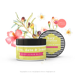 Olive, Date & Lemon Body Scrub Bliss