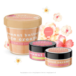 Peanut Butter Ice Cream Mini Tub Gift Set