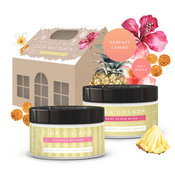 Piña Colada Mousse & Scrub Gift Set