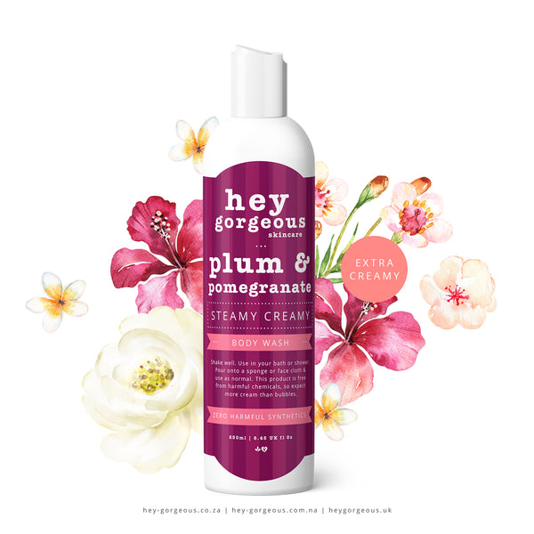 Plum & Pomegranate Steamy Creamy Body Wash