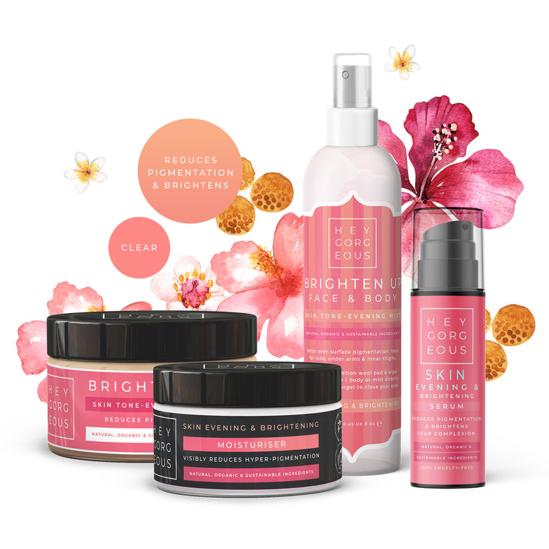 The Ultimate Hey Gorgeous Skin Evening & Brightening Skincare Kit