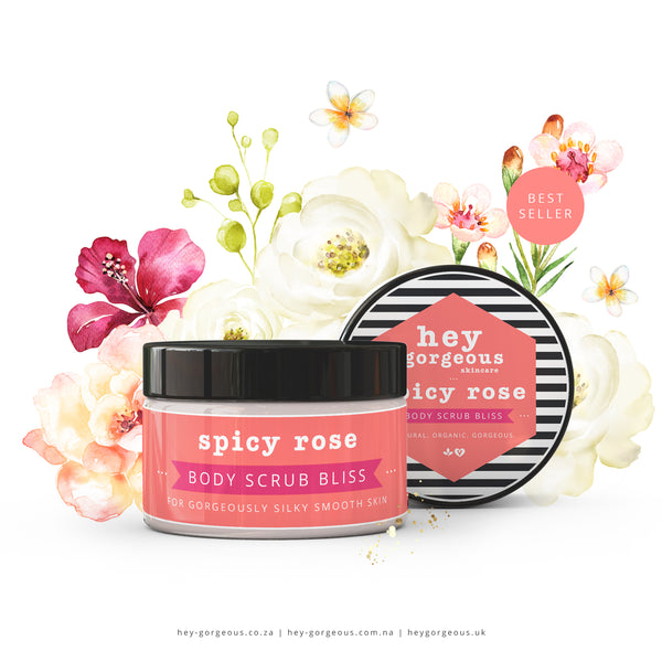Spicy Rose Petal Infused Body Scrub Bliss